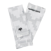 grey and white camo pattern with 'Fairway Oasis' branding on a white background